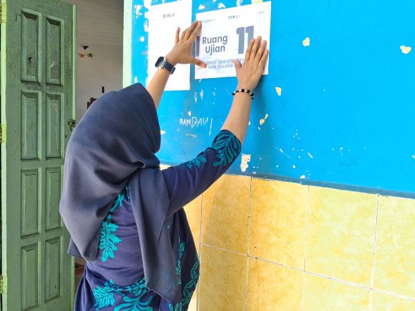 UPTD SMPN 5 Sinjai Matangkan Persiapan Ruang Ujian Jelang Sumatif Akhir Semester (SAS) Genap  Tahun Pelajaran 2024/2025