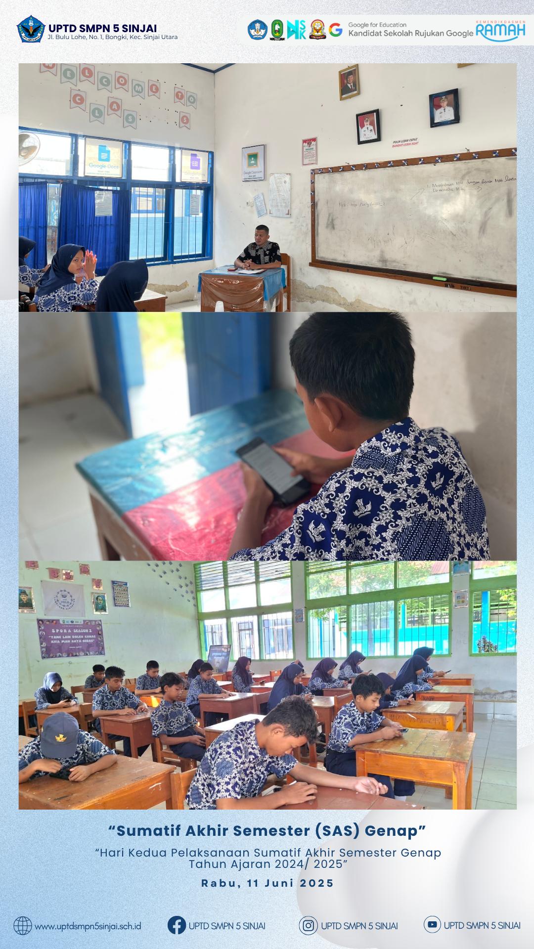Tak Gentar Hadapi Mendung, Hari Kedua SAS di UPTD SMPN 5 Sinjai Tetap Lancar Tak Gentar Hadapi Mendung, Hari Kedua SAS di UPTD SMPN 5 Sinjai Tetap Lancar