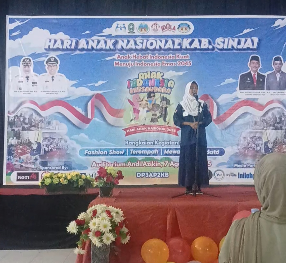 Tampil Memukau, Sahrani Hidayat Raih Juara 1 Lomba Pidato di Hari Anak Nasional yang diselenggarakan oleh DP3AP2KB Kabupaten Sinjai Tampil Memukau, Sahrani Hidayat Raih Juara 1 Lomba Pidato di Hari Anak Nasional yang diselenggarakan oleh DP3AP2KB Kabupaten Sinjai