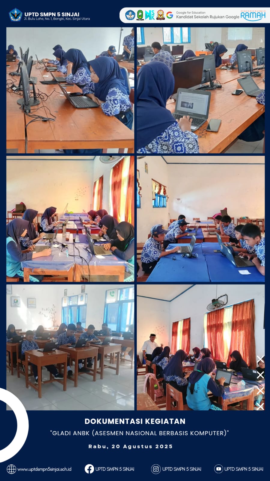 Gladi Bersih ANBK di UPTD SMPN 5 Sinjai, Simulasi Ketat Menuju Asesmen Nasional Gladi Bersih ANBK di UPTD SMPN 5 Sinjai, Simulasi Ketat Menuju Asesmen Nasional